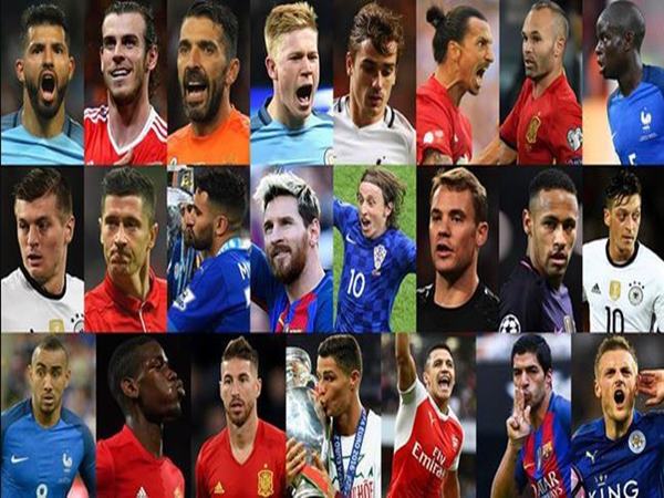 Danh sách cầu thủ bóng đá nổi tiếng trên thế giới