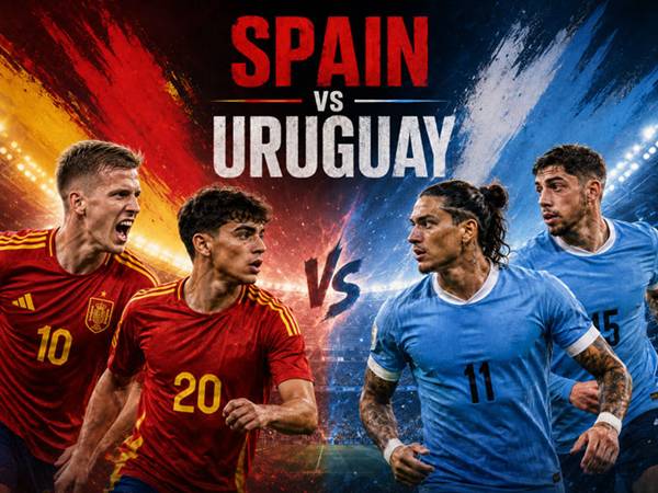 Dự bóng đá Uruguay với Tây Ban Nha 7h00 ngày 27/6